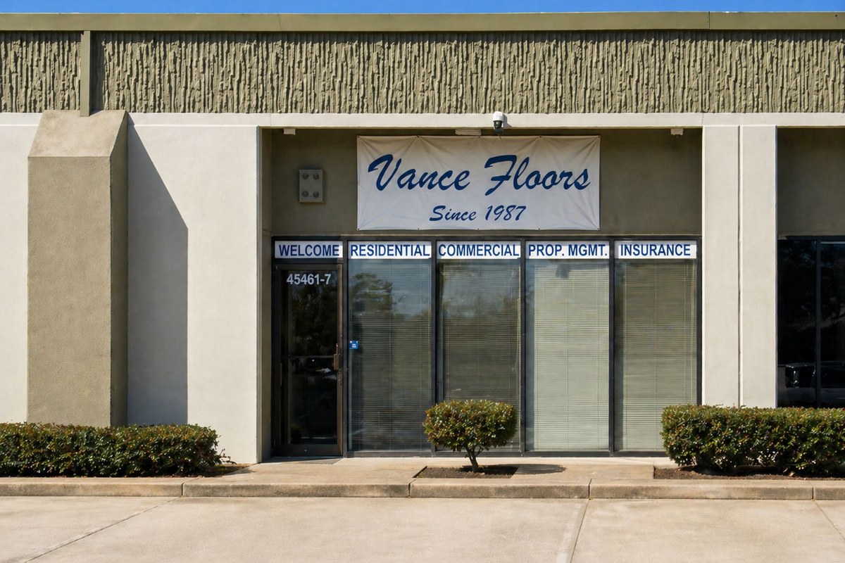 Vance Floors showroom in Fremont, CA